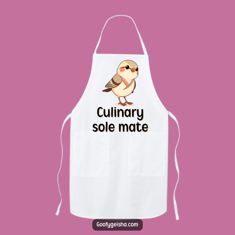 Funny Sparrow Kimono Apron - Quirky Geta Sandal Kitchen Fun Gift