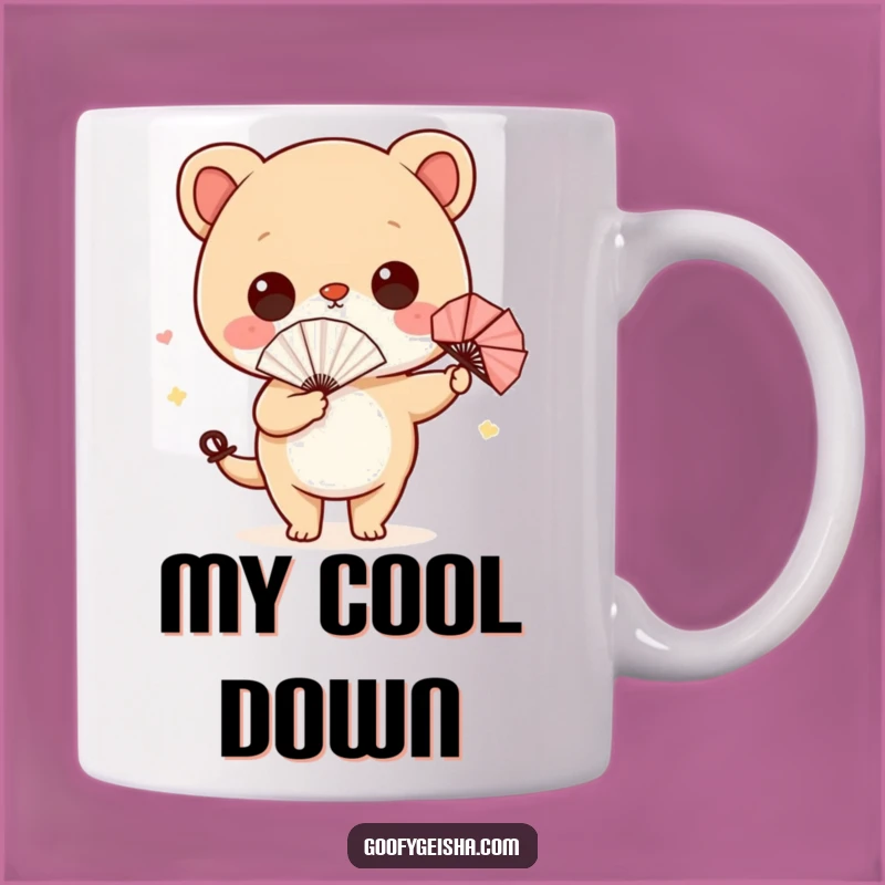 Funny Wiggling Character Paper Fan Mug - The Perfect Hilarious Gift Idea