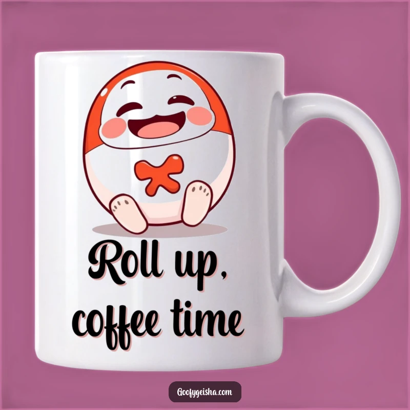 Funny Daruma Doll Mug: Resilience and Cheer in Every Sip
