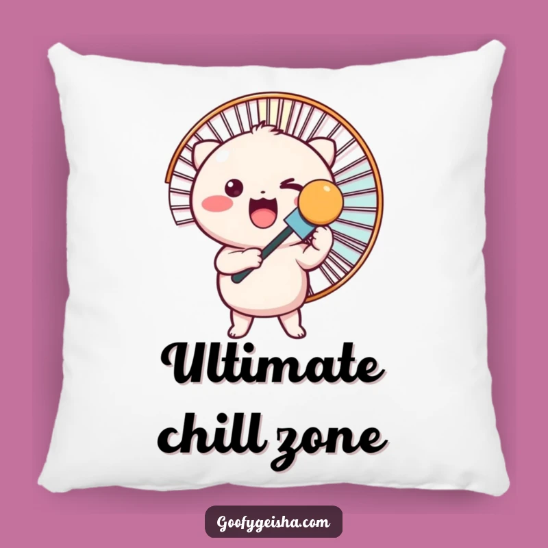 Funny Kawaii Giant Fan Pillow: Cute Comfort, Perfect Gift