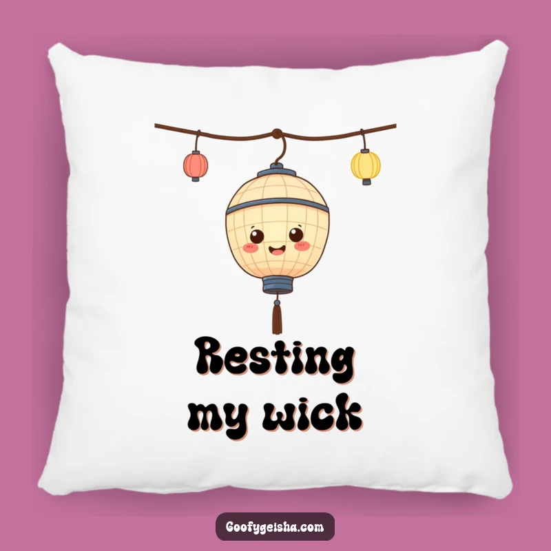 Funny Bobbing Lantern Pillow: Cute Character Comfort, Perfect Cheerful Gift!