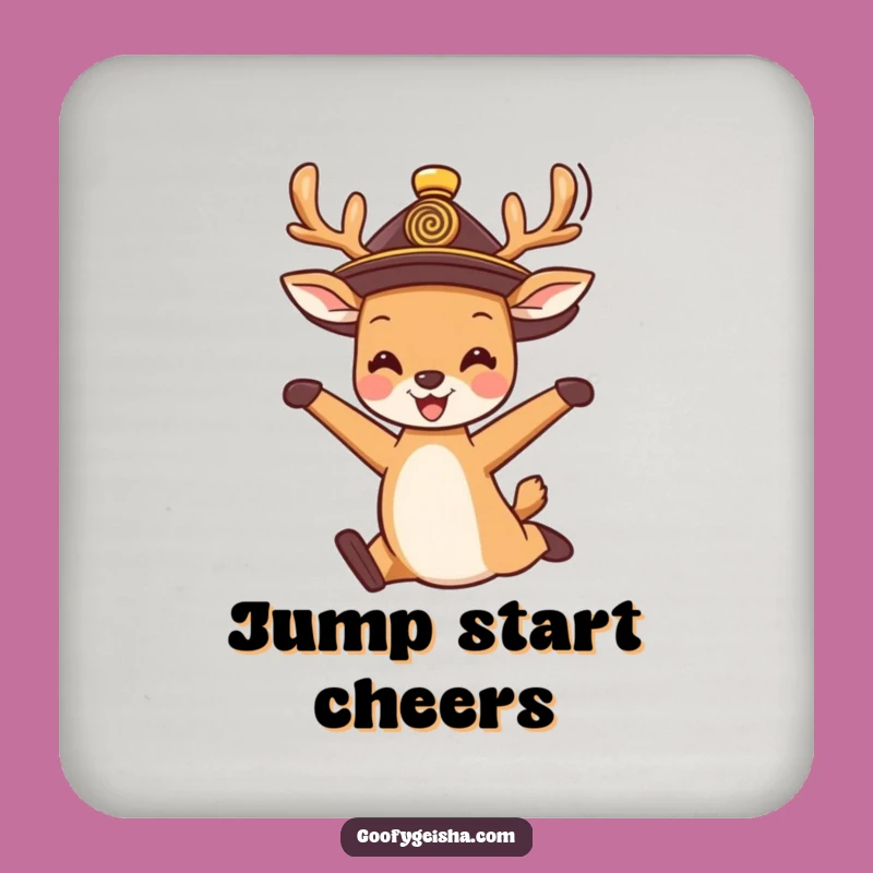 Funny Deer Jump Coaster: Happy Character Protection, Ideal Funny Gift