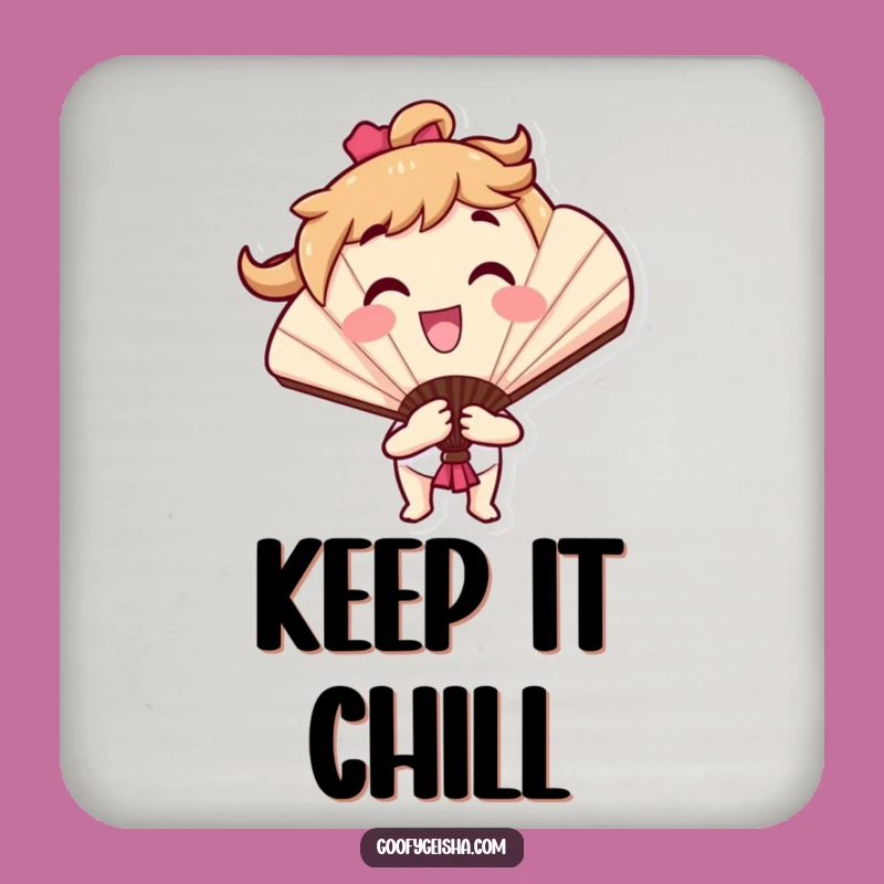 Funny Fan Character Coaster Set: Protect Surfaces with Cheerful Style