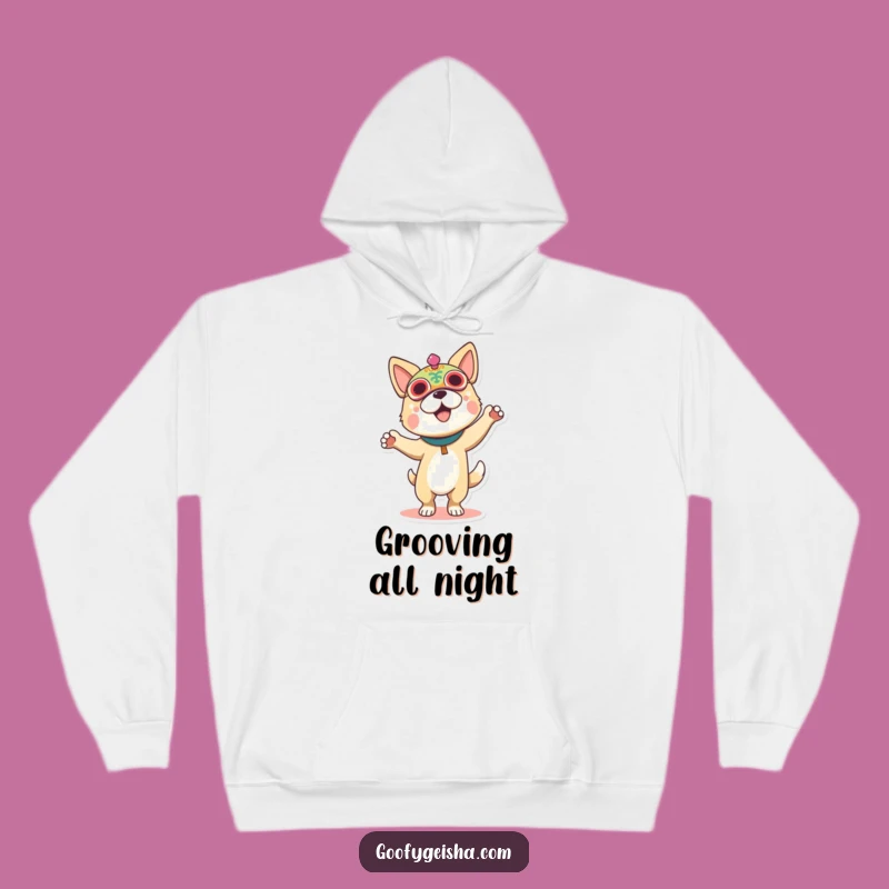 Cozy Funny Dog Festival Mask Hoodie: Warm Up Your Party with Hilarious Comfort