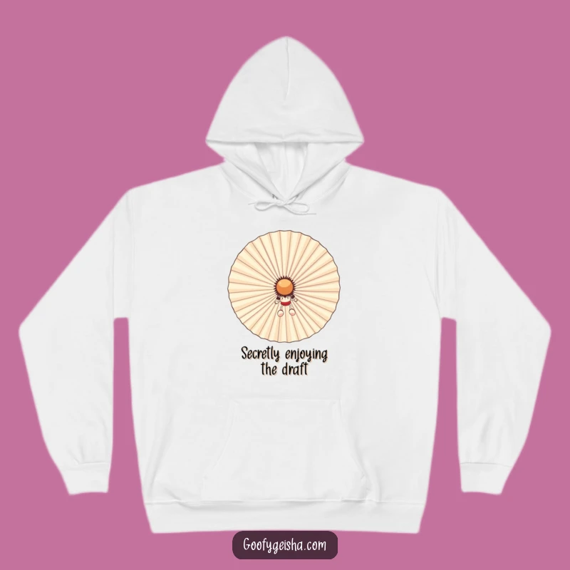 Funny Fan Hider Hoodie: Cozy Character's Hidden Chill, Best Funny Gift Ever