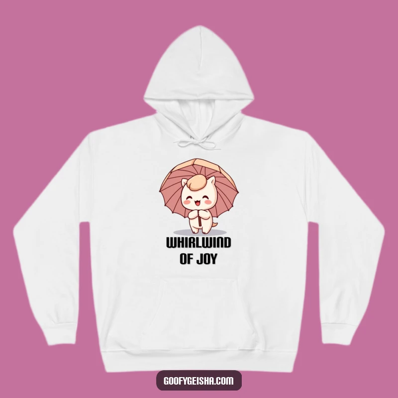 Funny Kawaii Umbrella Hoodie - Comical Comfort for Kawaii Fans