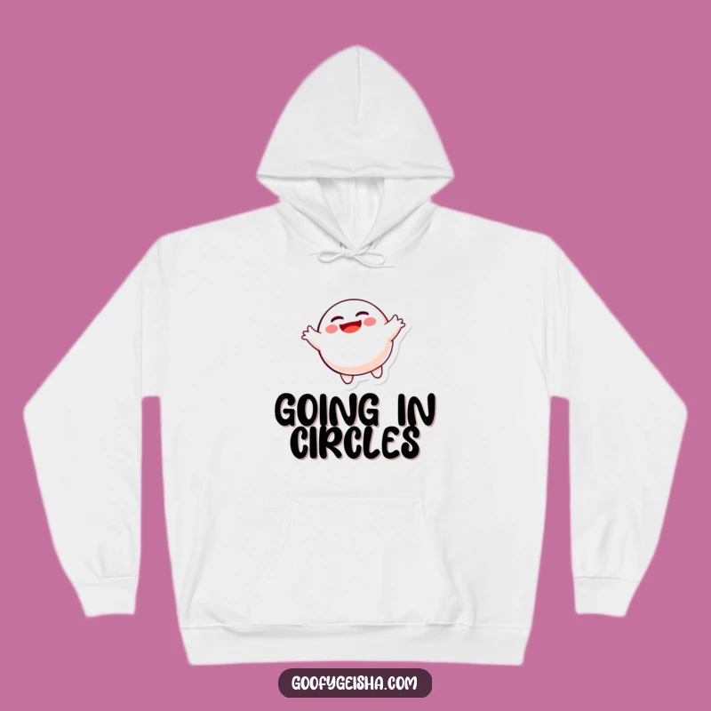 Cozy Funny Spinning Daruma Hoodie: Warm & Joyful Character for Chilly Days