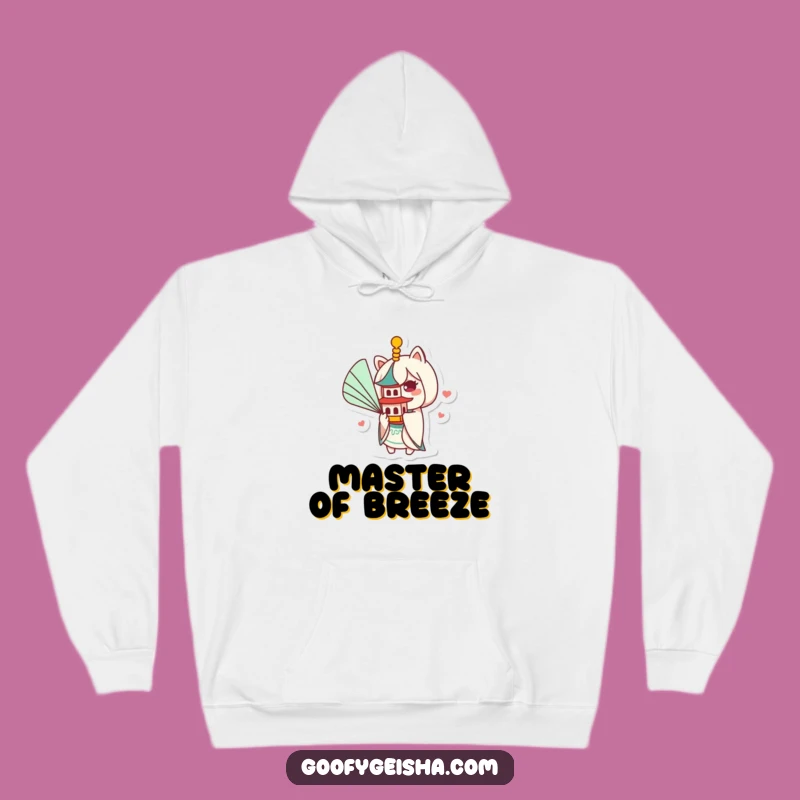 Cozy Funny Kawaii Pagoda Fan Hoodie: Stay Warm & Laugh Loud