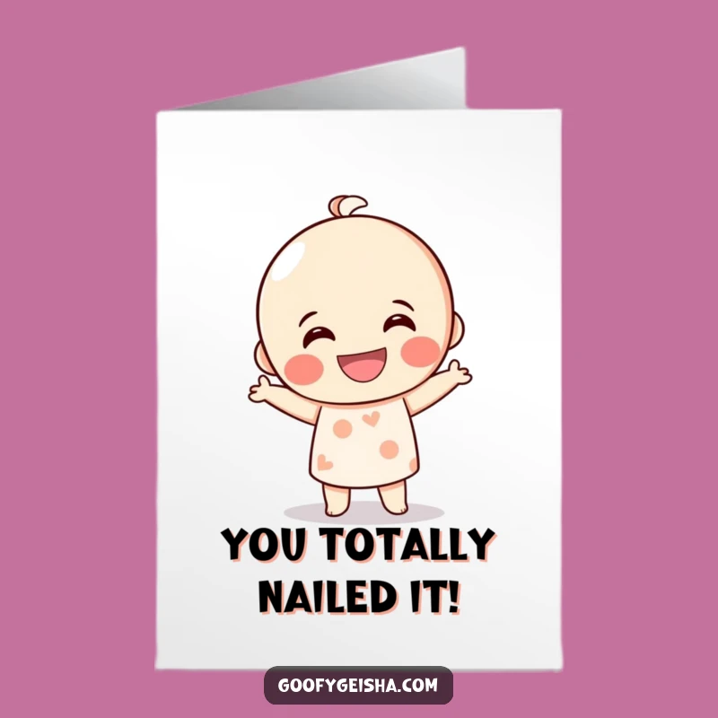 Kokeshi Doll Dance Card: Free Printable Congratulations Downloadable Gift!