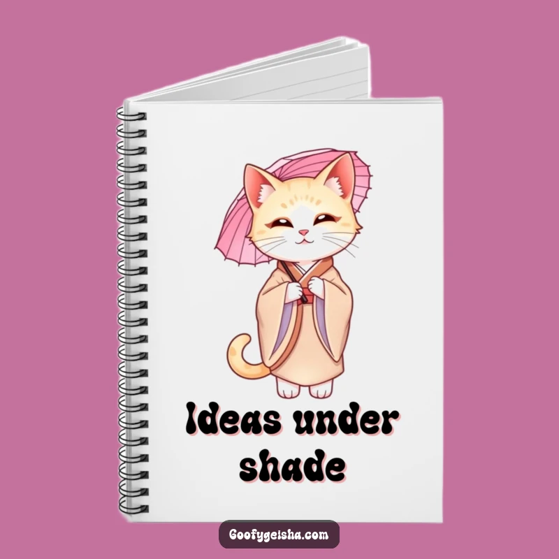 Funny Cat Kimono Notebook: Jot Down Elegant Ideas, Perfect Humorous Gift