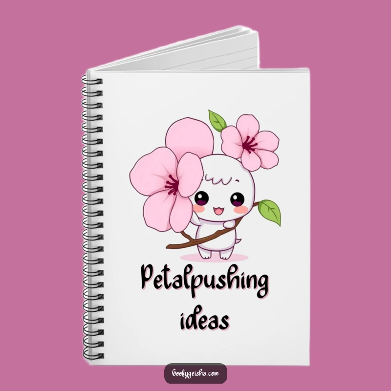 Funny Kawaii Notebook: Character Blossom Tap for Jotting Ideas