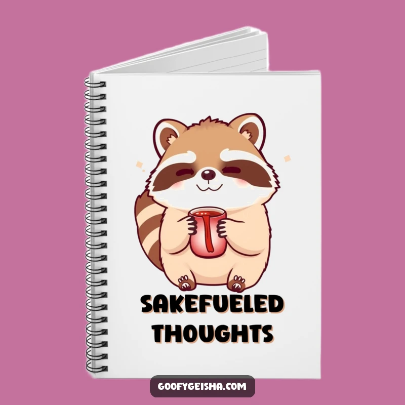 Funny Tanuki Sake Notebook: Winking Character Journal, Perfect for Notes & Funny Gifts
