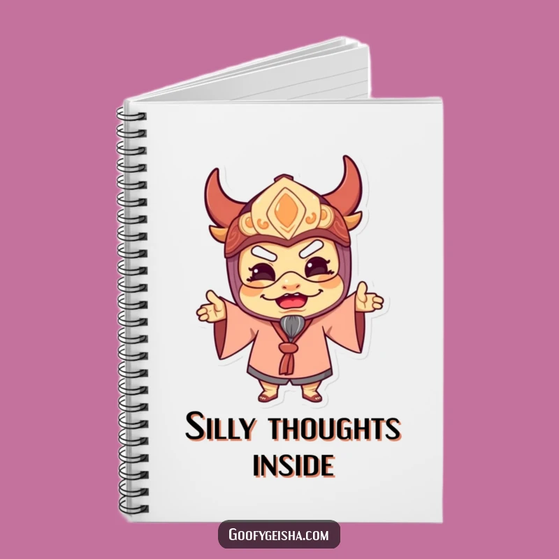 Funny Masked Character Notebook: Jot Down Your Joyful Thoughts
