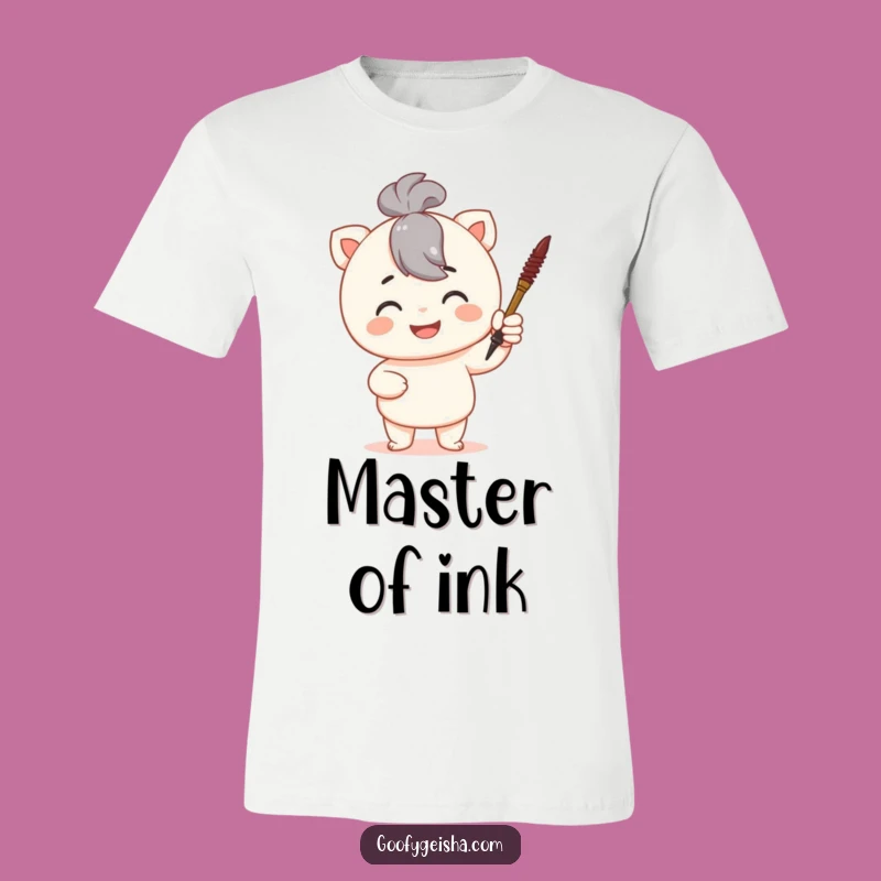 Funny Calligraphy T-Shirt: Proud Artist Character, Great Funny Gift for Creatives