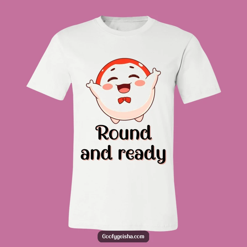 Funny Daruma T-Shirt - Joyful Spinning Doll Graphic Tee Gift