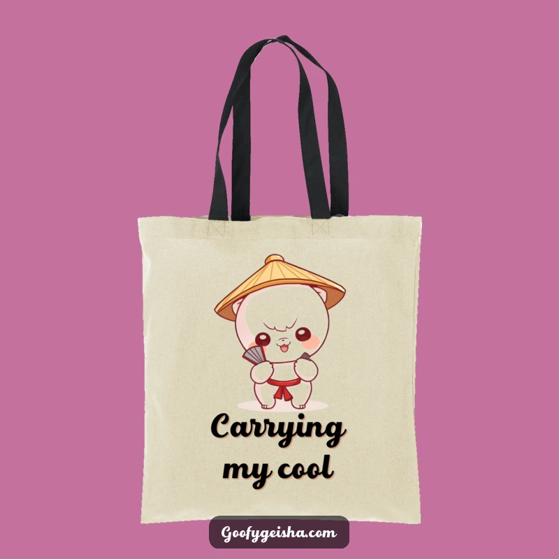 Funny Kawaii Fan Tote Bag: Cute Style, Perfect Gift